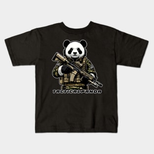 Tactical Panda Kids T-Shirt